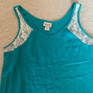 Teal tank top